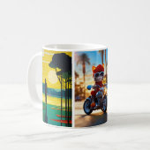 "New York, Das Herz der Ehrerbietung" Kaffeetasse (Vorderseite Links)