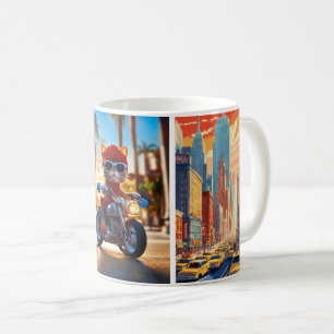 "New York, Das Herz des Ehrgeizes" Kaffeetasse