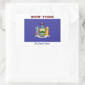 New York, der Empire State, Rechteckiger Aufkleber (Tasche)