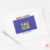 New York, der Empire State, Rechteckiger Aufkleber (Umschlag)