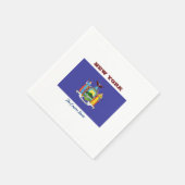New York, der Empire State, Serviette (Ecke)