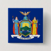 New York: Der Empire State, Zuhause Big Apple Flag Button (Vorderseite)