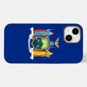 New York: Der Empire State, Zuhause Big Apple Flag Case-Mate iPhone Hülle (Rückseite (Horizontal))