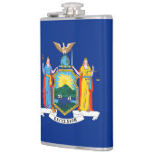 New York: Der Empire State, Zuhause Big Apple Flag Flachmann (Links)