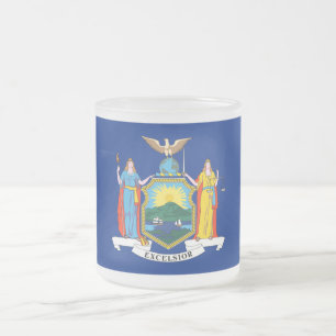 New York: Der Empire State, Zuhause Big Apple Flag Mattglastasse