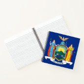 New York: Der Empire State, Zuhause Big Apple Flag Notizblock (Innenseite)