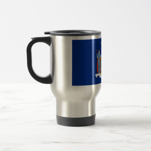 New York: Der Empire State, Zuhause Big Apple Flag Reisebecher (Links)