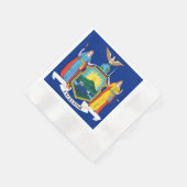 New York: Der Empire State, Zuhause Big Apple Flag Serviette (Ecke)