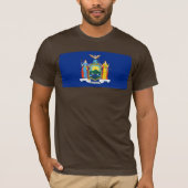 New York: Der Empire State, Zuhause Big Apple Flag T-Shirt (Vorderseite)