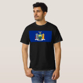 New York: Der Empire State, Zuhause Big Apple Flag T-Shirt (Vorne ganz)