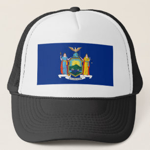 New York: Der Empire State, Zuhause Big Apple Flag Truckerkappe
