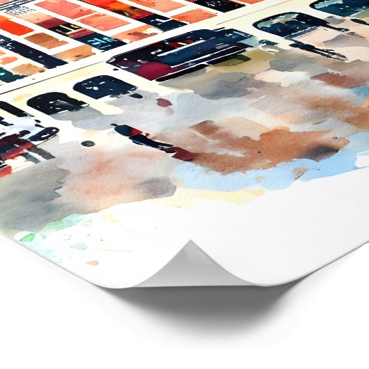 New York Detection Madison Square Garden Poster (Ecke)