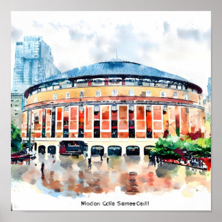 New York Detection Madison Square Garden Poster