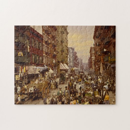 New York - Die Jahre sind um 1891 vorbei. Puzzle (Horizontal)