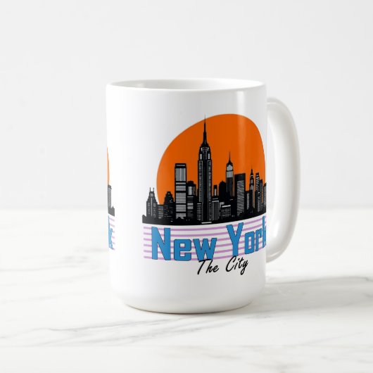 New York - Die Stadt Kaffeetasse (VorderseiteRechts)