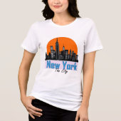 New York - Die Stadt Tri-Blend Shirt (Vorderseite)