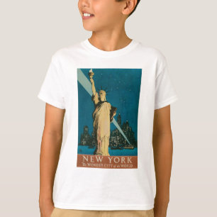 New York: Die Wunder-Stadt des Weltplakats T-Shirt