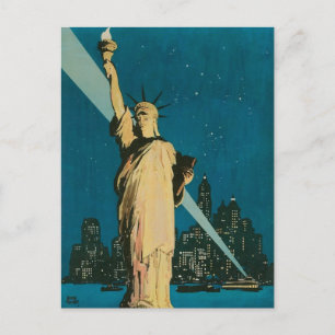 New York: Die Wunderstadt des Weltplakats Postkarte