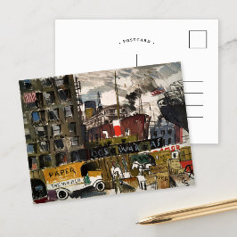 New York Docks | Joaquín Torres-García Postkarte