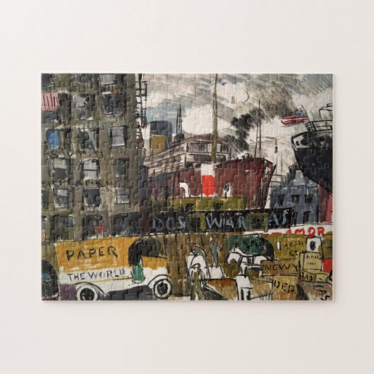 New York Docks | Joaquín Torres-García Puzzle (Horizontal)
