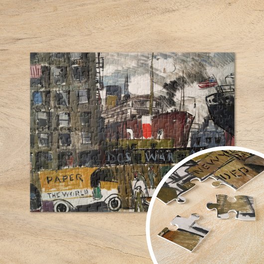 New York Docks | Joaquín Torres-García Puzzle
