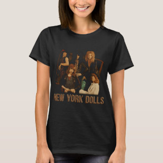 New York Dolls Classic Glam Rock Band Portrait Cla T-Shirt