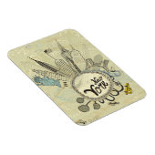 New York Doodle Poster Magnet (Rechte Seite)