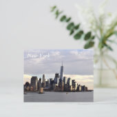 New York, Downtown Postcard Postkarte (Stehend Vorderseite)