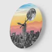 New York Dream Große Wanduhr (Winkel)