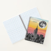 New York Dream Mit Monogramm Moon Notizblock (Innenseite)