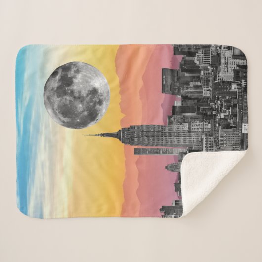 New York Dream Sherpadecke (Vorderseite (Horizontal))