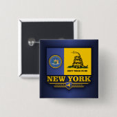 New York (DTOM) Button (Vorne & Hinten)