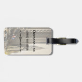 New York, E 42 St und Chrysler Gebäude Gepäckanhänger (Rückseite horizontal)