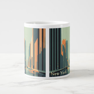 New York - eine Vintage Hommage Jumbo-Tasse