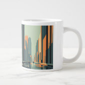 New York - eine Vintage Hommage Jumbo-Tasse (Rechts)