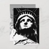 New York Einladungen Personalisiert New York UAWG (Vorne/Hinten)