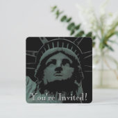 New York Einladungen Personalisiert New York UAWG (Stehend Vorderseite)