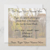 New York Einladungen Personalisiert New York UAWG (Rückseite)