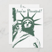 New York Einladungen Personalisiert New York UAWG (Vorne/Hinten)