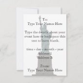 New York Einladungen Personalisiert New Yorker UAW (Rückseite)