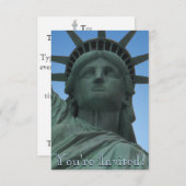 New York Einladungen Personalisiert New Yorker UAW (Vorne/Hinten)