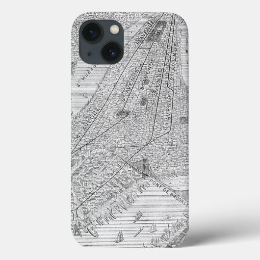New York: El Train, C1878 Case-Mate iPhone Hülle (Rückseite)