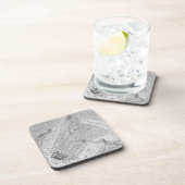 New York: EL-Zug, C1878 Getränkeuntersetzer (Rechte Seite)