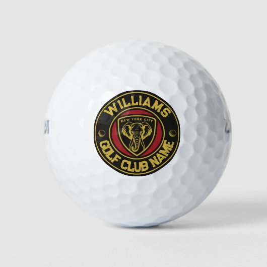 New York Elephant Golf Club Name Golfball (Vorderseite)