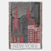 New York Elevations by Night - Red Decke (Vorderseite Vertikal)