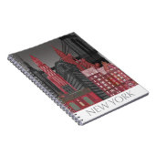 New York Elevations by Night - Red Notizblock (Rechte Seite)