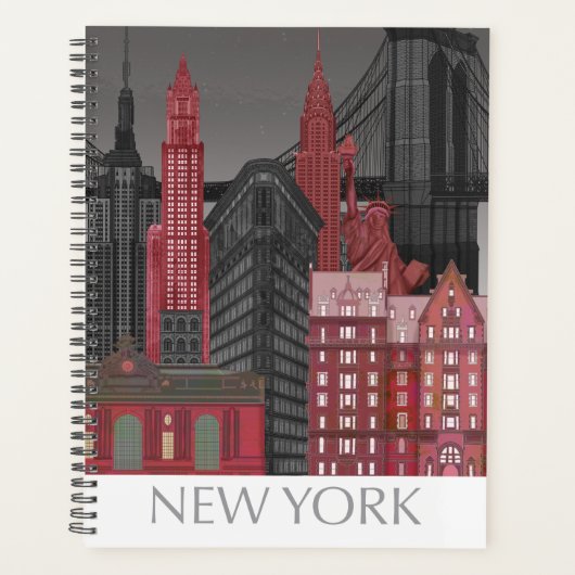 New York Elevations by Night - Red Planer (Vorderseite)