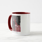 New York Elevations by Night - Red Tasse (Vorderseite Links)