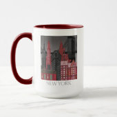 New York Elevations by Night - Red Tasse (Links)