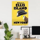 New York Ellis Island Poster (Heimbüro)